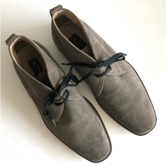 Stacy Adams Tamarack Gray Suede Chukka Boots main image 13